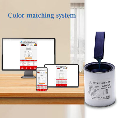 Warmtebestendige duurzame rode autoverf, anti-oxidatie metalen rode autoverf.