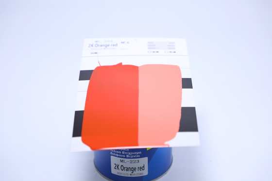 MK223 komt overeen met originele sunset flame metaal oranje rood anti UV autolak