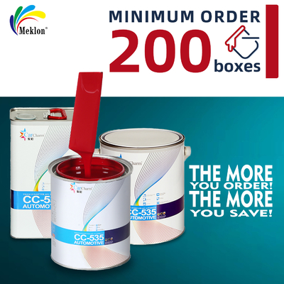 Professionele hoogwaardige, snel droogende, klassieke, pure rode acryl autoverf met uitstekende slijtvastheid en krasbestendigheid, industriële sterkte en duurzaamheid