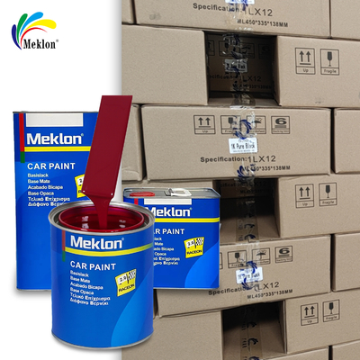 1K2K Auto Verf Met Hoge Expressive Power En Hoge Dekking Donkere Rode Auto Verf