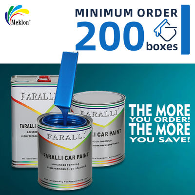 Hoogglans slijtvast en UV-bestendige helderblauwe autoreparatieverf