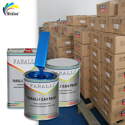 Hoogglans slijtvast en UV-bestendige helderblauwe autoreparatieverf