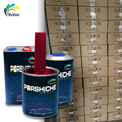 Lage VOC Donkerrode Autolak voor Metaal Plastic Glasvezel