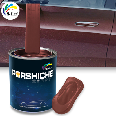 Sneldrogende Donkerrode Metallic Matte Autolak