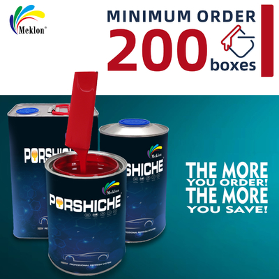 Meklon sneldroge rode autoverf - hoogglanzend UV-bestand