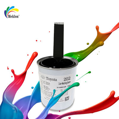 Hoge glanzende zwarte 1K reparatieverf voor metalen oppervlakken