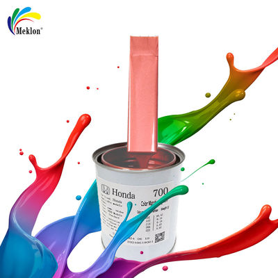 Coole Rode Zilveren Metalen Autolak Twee Kleuren Fabriekslevering Hoge Prestaties