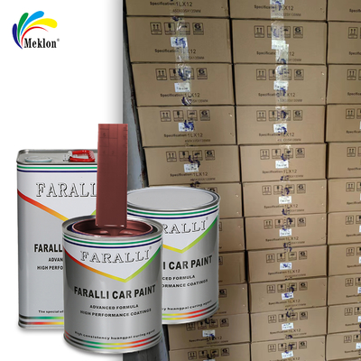 Rood High Performance Automotive Auto Refinish Repair Coating Car Paint Cooper Powder Car Paint Droogtijd 2-3 uur