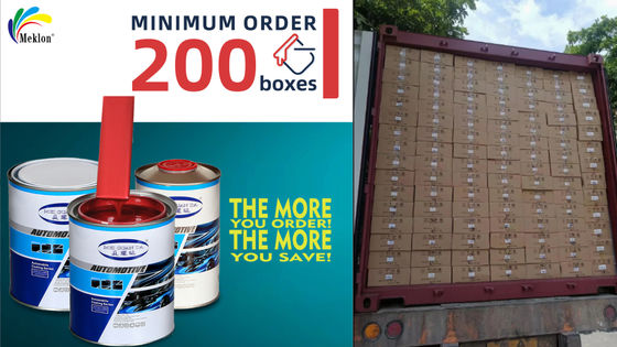 1K Red Car Refinish Verf Onafhankelijke R & D en productieteams met Masterbatch-diagrammen en kleurkaarten