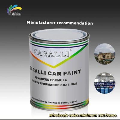 Goedkwaliteit Auto Verf Verf Automotive Spray Coating 1K Pure Black Verf