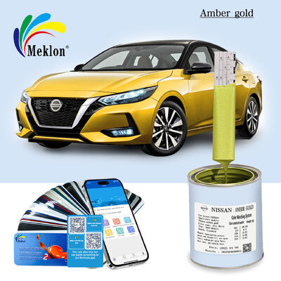 Uitstekende kleurmatching CAM Amber Gold Automotive Refinish Verf voor Nissan