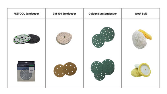 Multi Brand Size Optioneel Car Beauty Sandpaper met een hoge efficiëntie