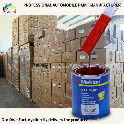 Meklon Helder Rood Parelemoer Hoge Chroma Krasbestendige Autolak voor Autoherstel