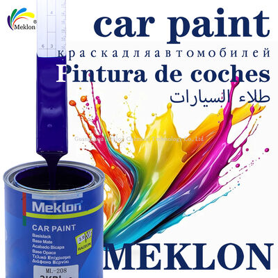 Meklon MK-208 2K Blauwe Krasbestendige Autolak met Lage VOC-emissies voor Autoreparatie