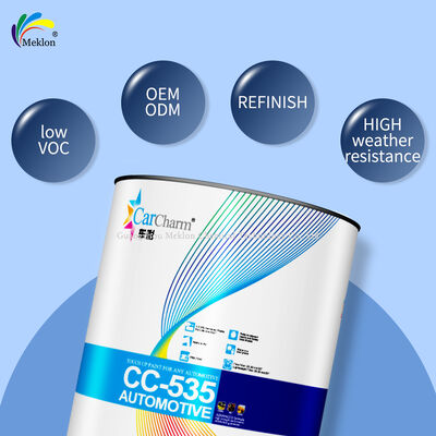 2K Mud Yellow Acrylic Car Refinish Topcoat Paint met Spray Application Liquid Coating Car Paint voor auto reparatie & renovatie