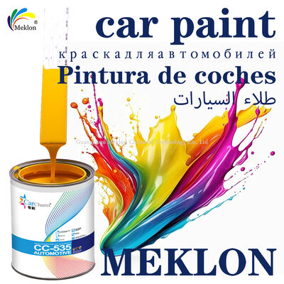 2113 Middelgeel 2K Acrylische autoreparatieverf Hoogvast Acrylische bovenkleuring met intelligent kleurmatching systeem