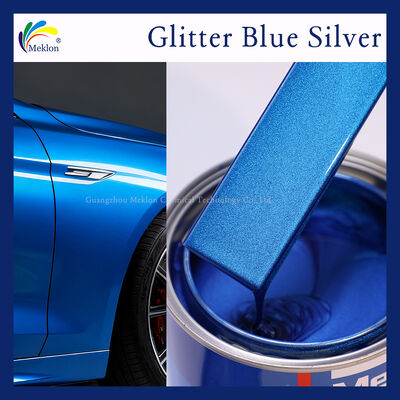 Glitter Blue Silver 1K Acrylische verf voor autoreparatie
