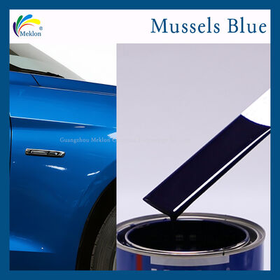 Auto reparatie verf mosselen Blauw 1L Acryl High Gloss Factory Groothandel Klaar voor verzending