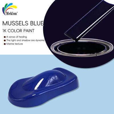 Auto reparatie verf mosselen Blauw 1L Acryl High Gloss Factory Groothandel Klaar voor verzending