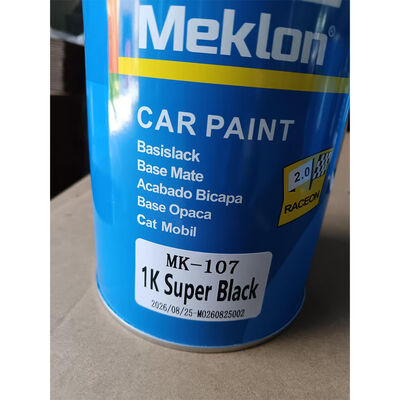ML-137P 1K Puur Zwart Acryl Autolak Hoogglans Effen Kleur Automotive Overspuiten Verf Voor Autocarrosserie Reparatie