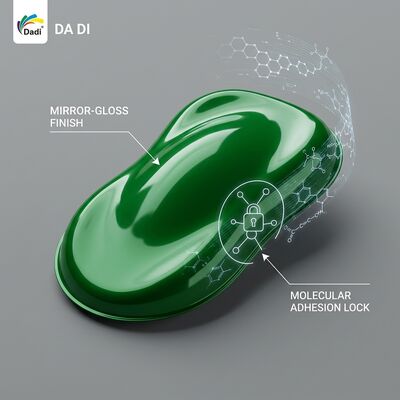 Groene autoverf topcoat met geavanceerde faciliteiten sterke hechting autoverf