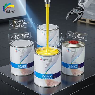 Auto Repair Verf laag VOC Pearl Crystal Geel Auto Verf UV-bestendige Leverancier