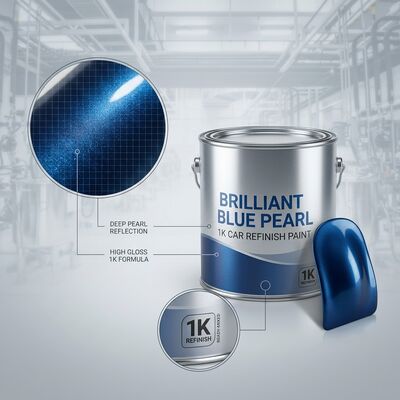 Briljant Blauw Parelmoer Autolak Hoogglans Met Auto Levering Chinese Fabrikanten Leveren Direct Hoogwaardige En Duurzame Autolak