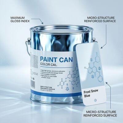 Goede glans 1K Frost Sneeuw Blauwe kleur Tinturen Autocoating Repair Auto Refinish Verf