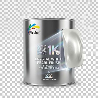 Crystal White 1K Auto Verf Basislaag Anti-oxidatie Acryl materiaal En Anti-corrosie