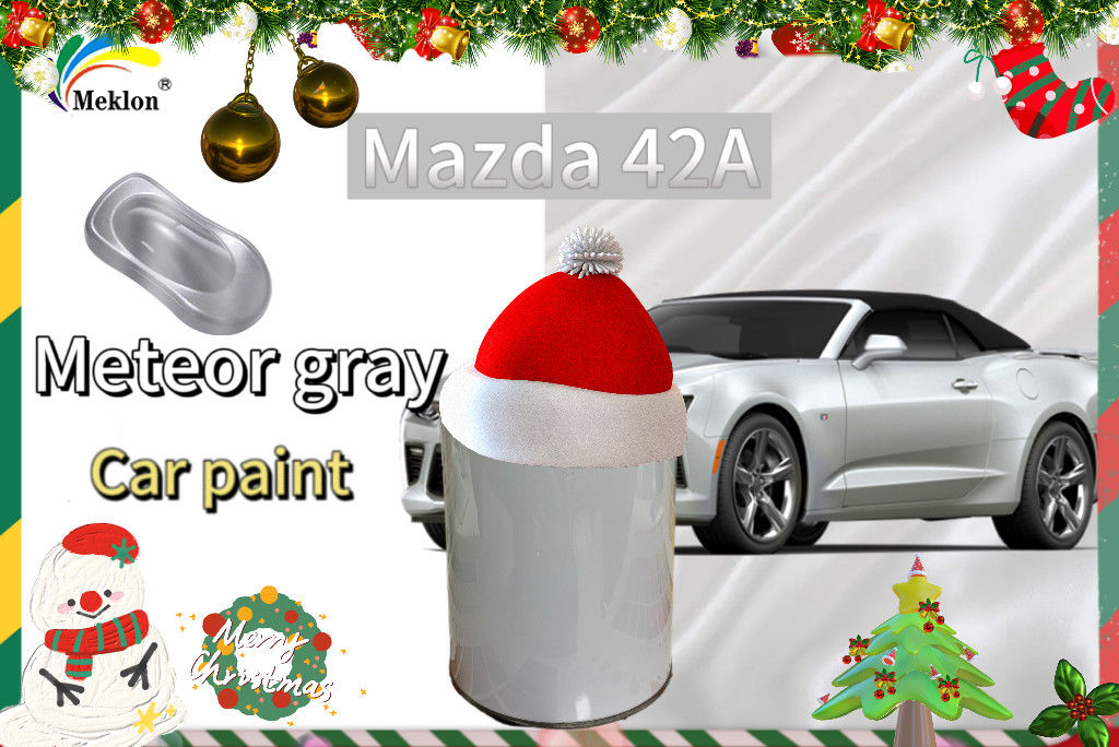 Op maat gemaakte formule voor 42A Meteor Grijs goede autoverf Voor Mazda
