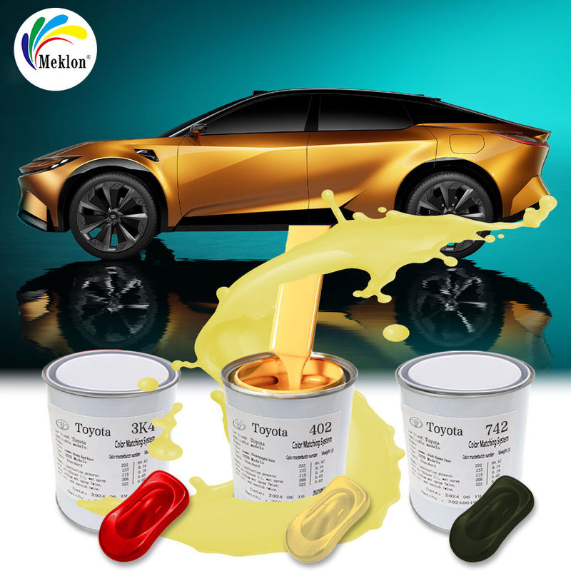 Krabber- en chipbestendige autoverf voor Toyota 4Q2 Champagne Gold