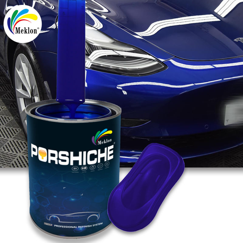 Acryl autoverf gemakkelijk te schuuren Olijfgroen PU Polyurethane auto-spuitverf voor auto-reparaties