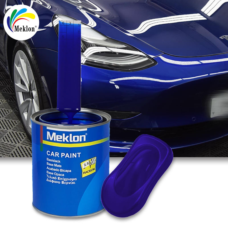2K acryl laag met hoge glans met auto voorraad auto verf briljant blauw parel auto verf afwerking