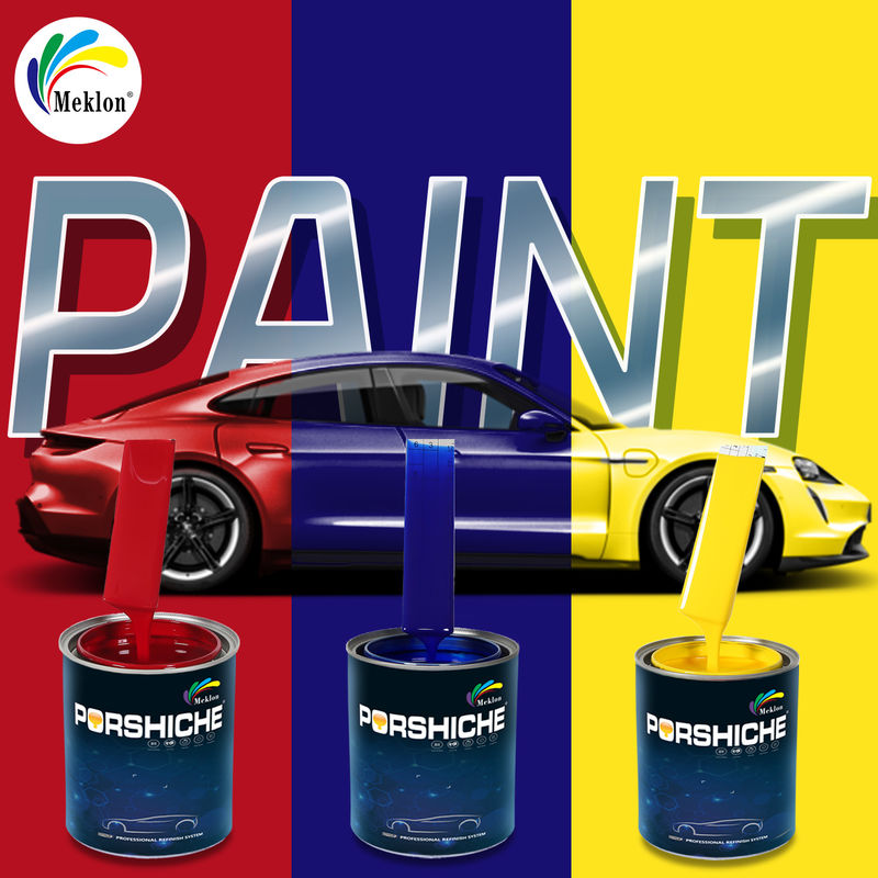 Hoogglanzende vaste kleuren Autoverf Fabriek Basecoat Auto Auto Verf Automobielverf