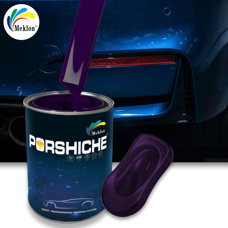 Superieure hechting 1K Blauwe basislaag Spiegeleffect Autocoating Verf Automotive verf