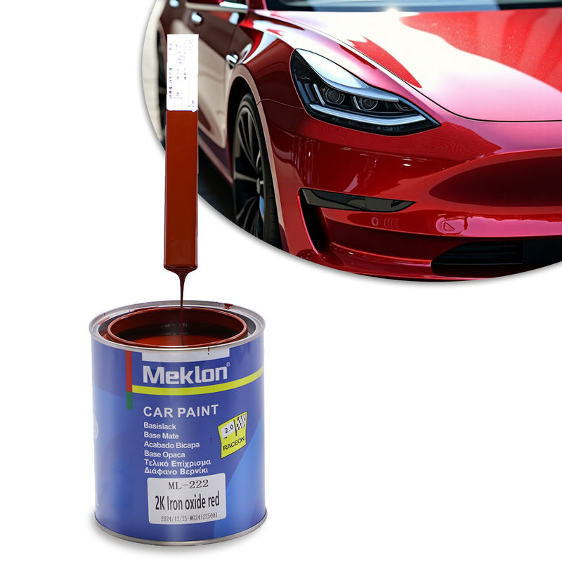 Topverkoop 2K ijzeroxide Rood Auto Verf Acryl vloeibare coating voor spray Automotive Refinish verf