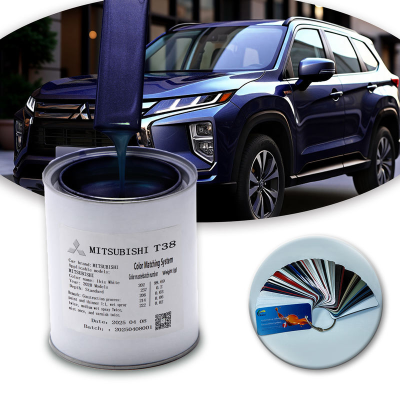 Dedicated Sales Refinish Car Paint voor Mitsubishi modellen met een hoogwaardig productiesysteem