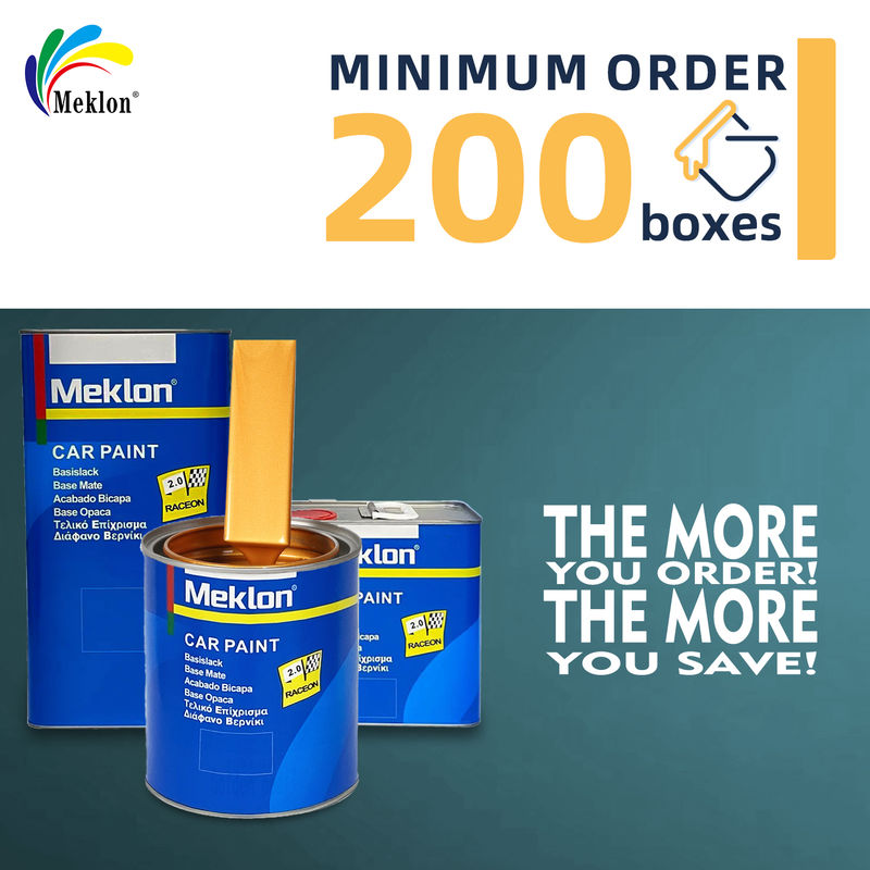 Autolak kleuren kunnen worden aangepast en wereldwijd worden verkocht