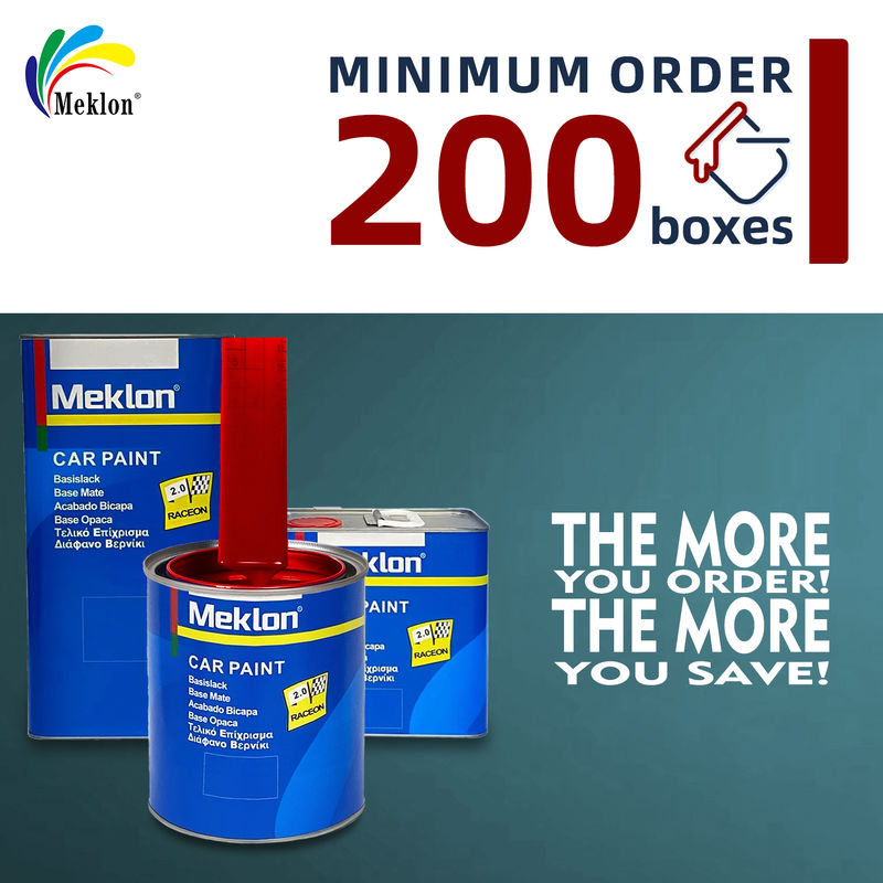 1K UV-bestendige autolak met continue hoogglans en oogverblindende rode autolak