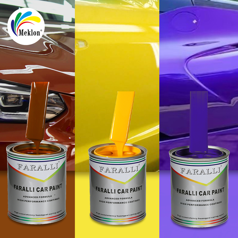 1K Crystal Yellow Pearl autoverf: heldere kleuren en weerbestandheid voor het carrosserietoestel