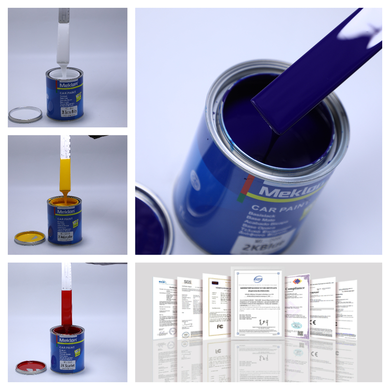 Industriële prestaties en chipbestendige hoogglans coating voor superieure resultaten Blauwe autolak