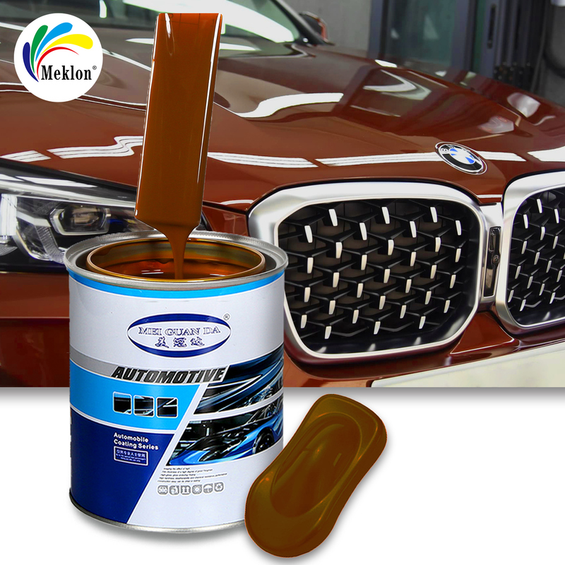 Ervaar het verschil met Meklon Ready Mixed Car Paint voor Audi LS8S Bruin
