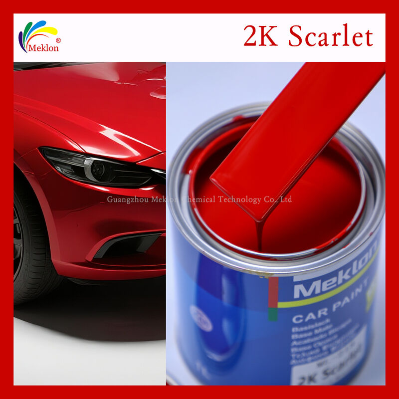 2K Scarlet Acryl Auto Verf voor Auto Reparatie & Renovatie