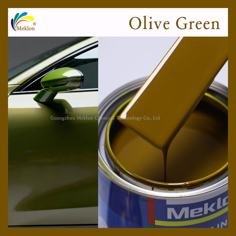 118 Olijfgroene auto-reparatie verf met acryl precieze menging en 7-14 dagen doorlooptijd
