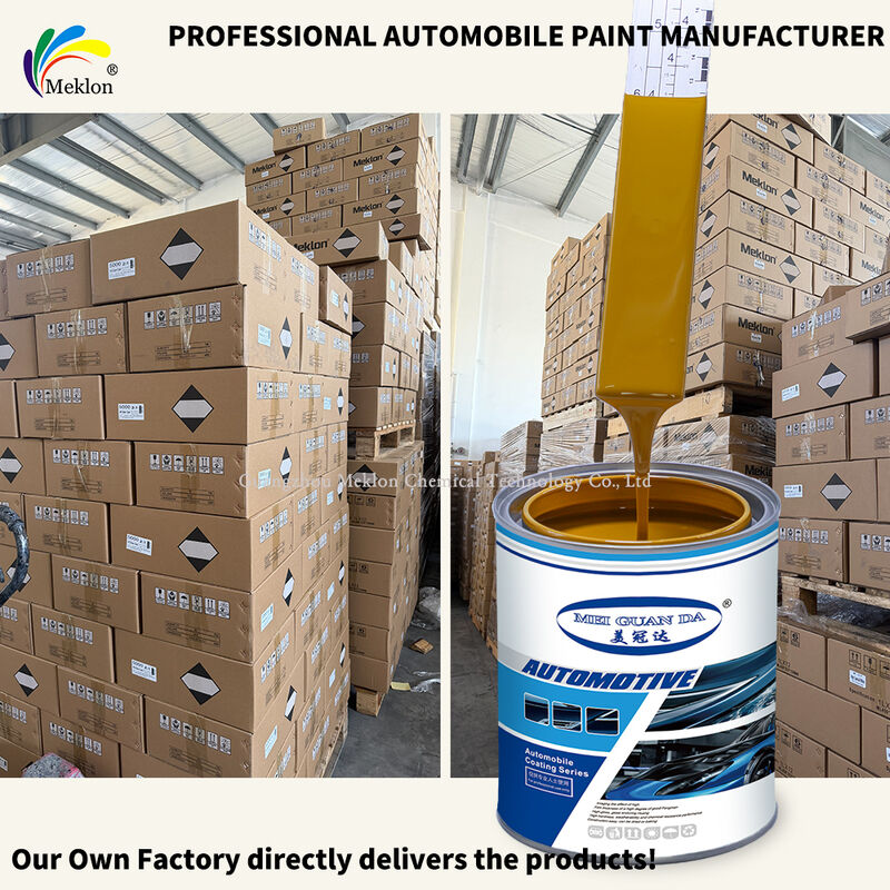 215 Mud Yellow Professional 2K Refinish Tint voor de reparatie van bedrijfsvoertuigen