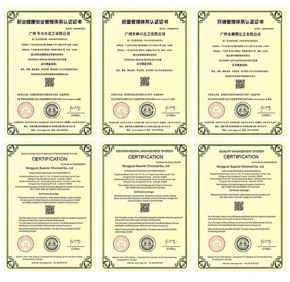 China Guangzhou Meklon Chemical Technology Co., Ltd. certificaten