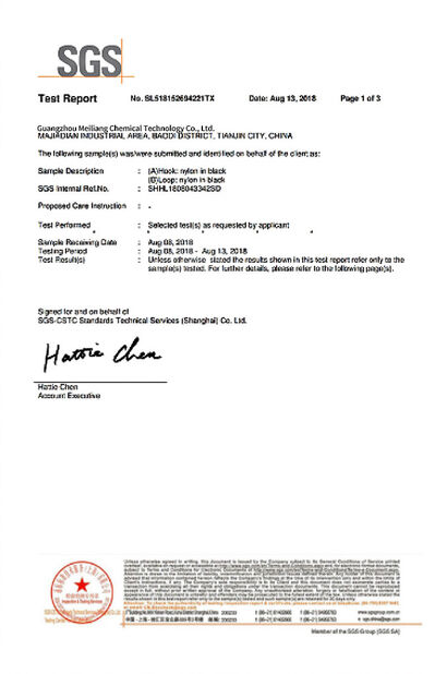 China Guangzhou Meklon Chemical Technology Co., Ltd. certificaten