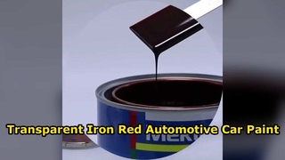 Transparante ijzerrode auto-autolak- en autoreparatieverf